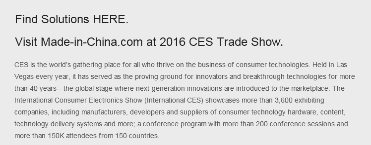 Source from China, Visit Made-in-China.com at CES 2016_1