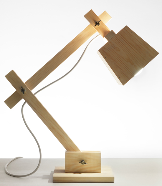 Raw and Elementary: The Wooden Lamp