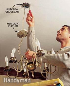 How to Hang a Ceiling Light