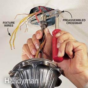 How to Hang a Ceiling Light_6