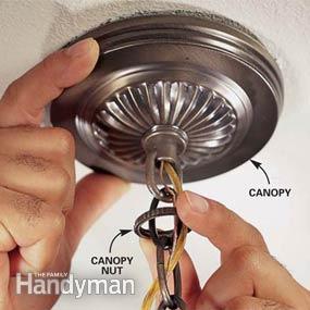 How to Hang a Ceiling Light_8