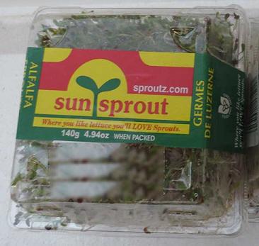 Sunsprout Natural Foods Recalls Alfalfa Sprouts in Canada
