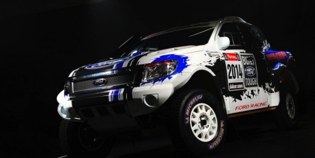 Ford Ranger Gets V8 Power for 2014 Dakar Rally