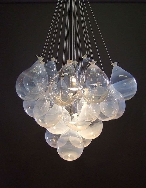 aA Cluster of Light: The Balloon Chandelier