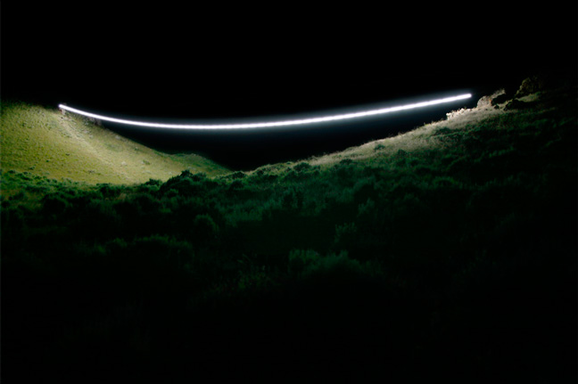 Adam Frelin's Valley of Fluorescent Lights Installation