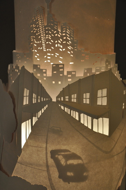 Moonlight and The Urban Paper Light Sculpture_2