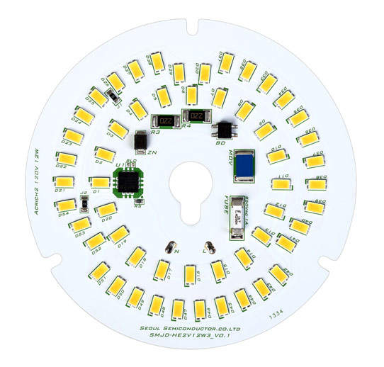 Seoul Semiconductor Selling Acrich2 AC LED Modules in Kit Form for Customized Form Factors