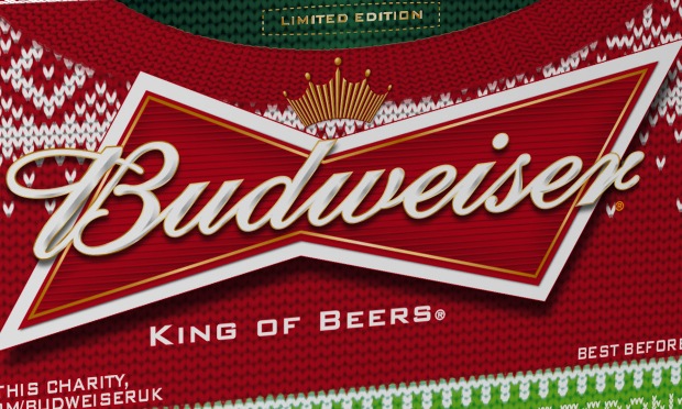 Budweiser Rolls out Xmas Themed Packs