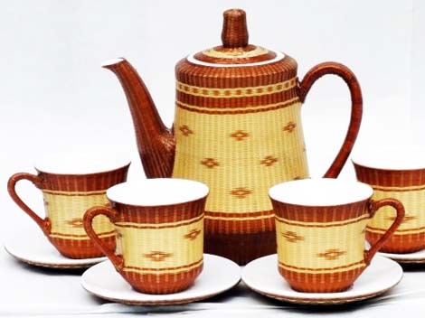 Bamboo-Over-Porcelain Ware
