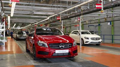 Mercedes begins production of A-Class compacts at Rastatt facility in Germany
