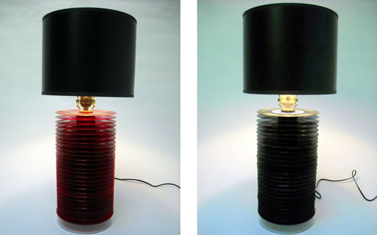 Get Funky with Vintage Vinyl Record Lighting