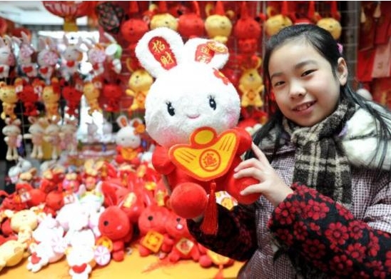 Rabbit Toys Popular Ahead of "Year of The Rabbit"
