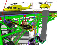 Heliport Lift Helps Offshore Oil Platform Manage Supplies_1