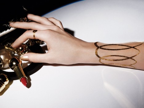 Dior for Christmas: 24-Carat Gold Ephemeral Tattoos