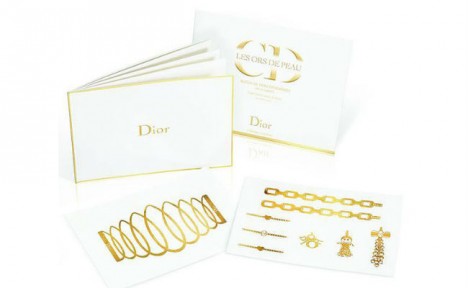 Dior for Christmas: 24-Carat Gold Ephemeral Tattoos_1