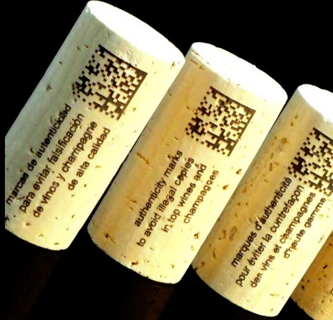 High-Res, Laser-Imprinted Wine Corks