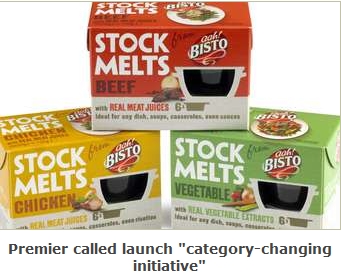 Premier Bisto Stock Pots to Rival Unilever's Knorr