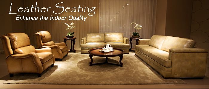 Leather Seating, Enhance the Indoor Quality