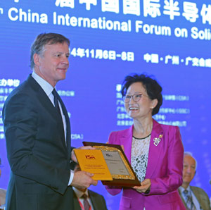 Aixtron Receives Solid-State Lighting Industry Award From International Ssl Alliance at SSL China 2014