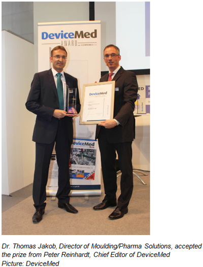 Raumedic Rausafe&reg; Wins The Devicemed Award at Compamed 2014_1