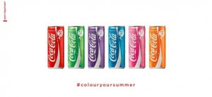 Coca-Cola Celebrates Its New Small Can by Adding a Splash of Colour