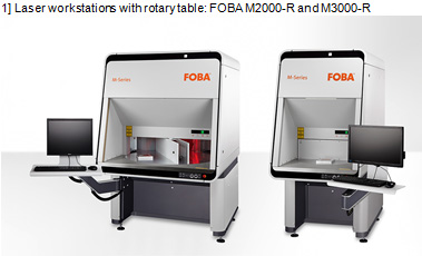 Automated 2 Position Rotary Table Workstation for More Throughputs for Laser Marking