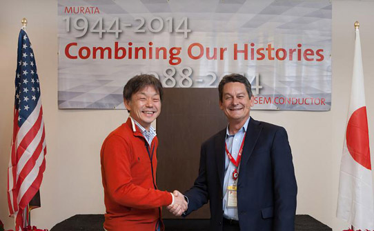Peregrine Hosts Ceremony After Close of Acquisition by Murata