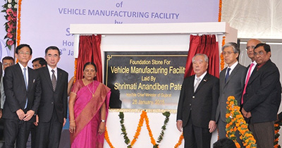 Suzuki Lays Foundation on $500m Plant in Gujarat, India