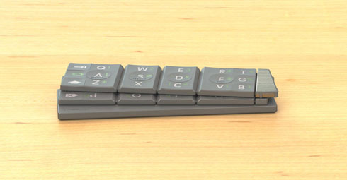 Portable Textblade Bluetooth Keyboard_2
