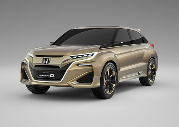 Honda Showcases Concept D in Shanghai