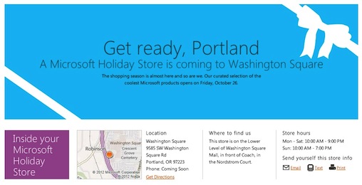 Microsoft to Open 'pop-up' Stores Oct. 26, Battle Apple at Most Locations