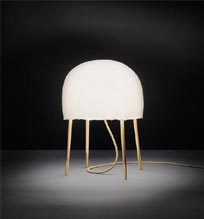 Foscarini's "KURAGE" Table Lamps in iSaloni 2015
