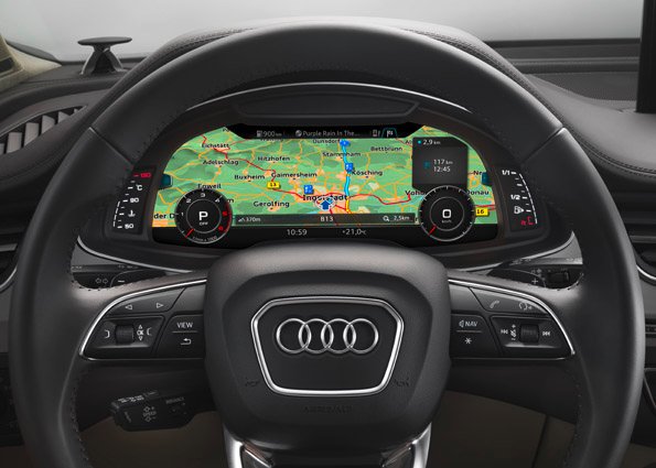 New High-Resolution Navigation Map Developed for Audi Q7
