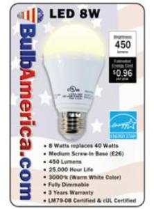 Bulbamerica Introduces Low-Cost LED Light Bulbs