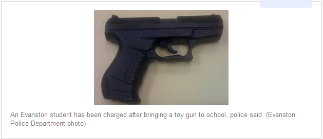 Evanston Student Accused of Bringing Toy Gun to School