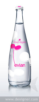 Evian&#8217; S Design Bottle by Courreges