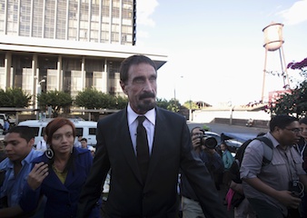 John Mcafee Arrested in Guatemala