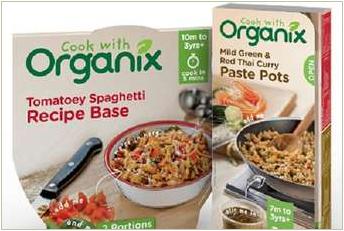 Organix Launches Home Cooking Line