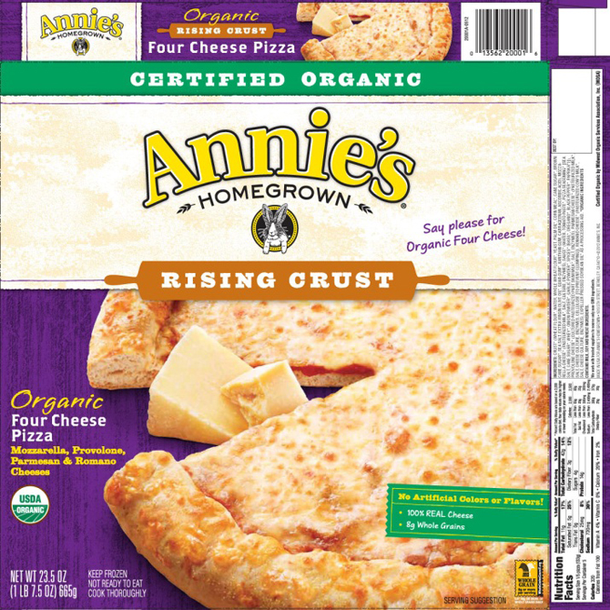 Annie's Recalls Homegrown Frozen Pizza Products in US