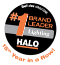 Builders Name Halo Brand From Cooper The Leader in Lighting for The Fifteenth Consecutive Year
