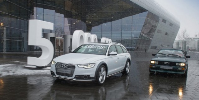 Audi Reaches Five Millionth Quattro Milestone