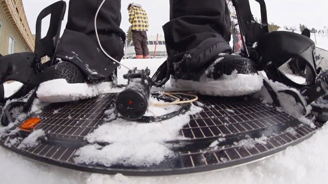 Solar Panels + Snowboards: Charge Your Smart Phone on The Go
