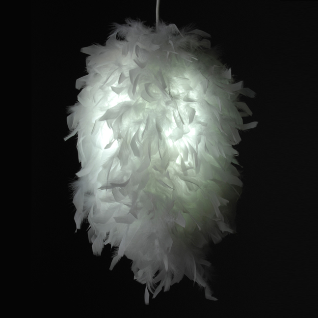 Nosigner's Pokkari Lamp: Merging Clouds and Feathers