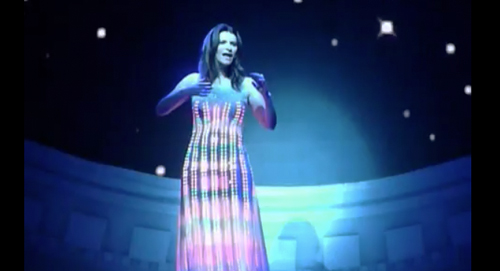 Laura Pausini's Haute Couture Dress with 5670 LED Lights_1