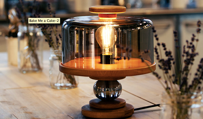 The Bake Me a Cake Lamp by Morten & Jonas