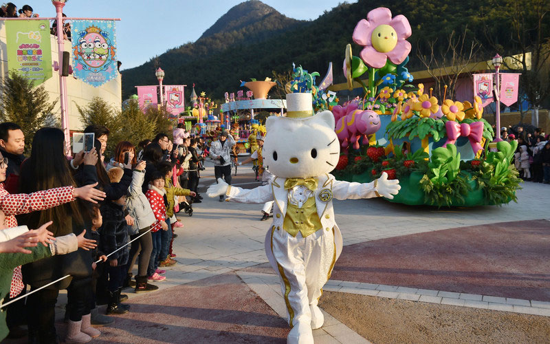 Hello Kitty Theme Park Opens in Zhejiang