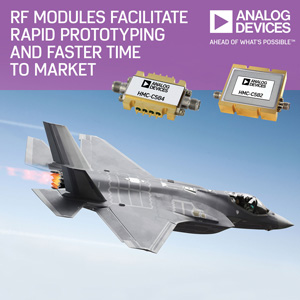 ADI Expands Portfolio of RF's Microwave Standard Modules for Rapid Prototyping and Faster Time to Market