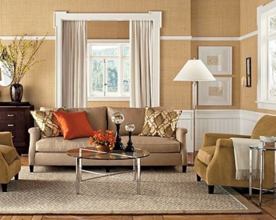 15 Inspiring Beige Living Room Designs_7