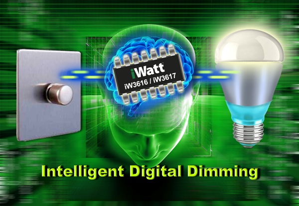 IWatt lowers BOM cost with digital dimmable LED driver ICs