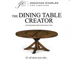 Jonathan Charles Launches Custom Dining Table Program